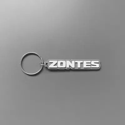 Móc khóa thương hiệu Zontes in 3D với thiết kế đơn giản