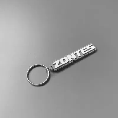 Móc khóa thương hiệu Zontes in 3D với thiết kế đơn giản