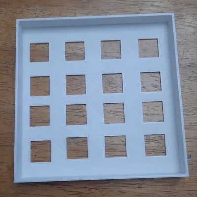 Khay đựng sơn kết hợp 2 giá đỡ chai nhỏ 3x6