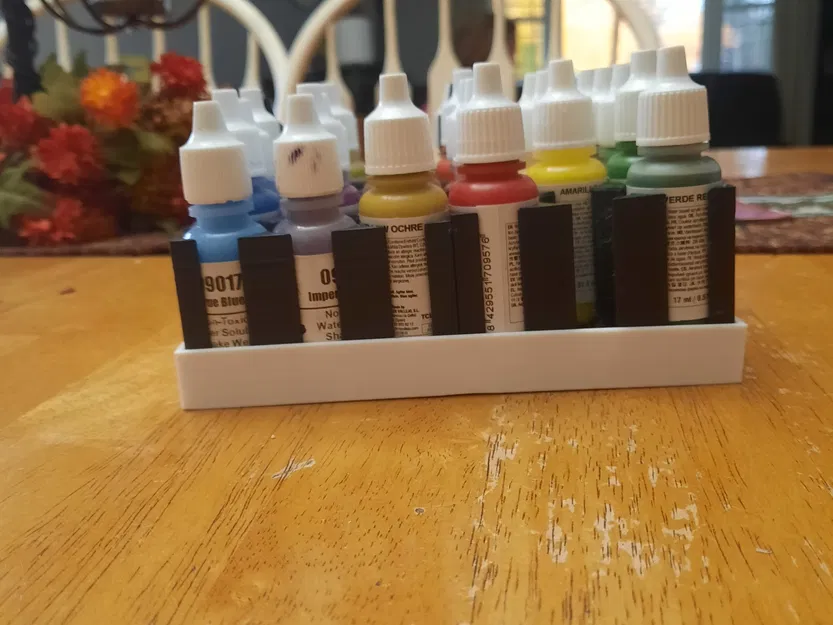 Khay đựng sơn kết hợp 2 giá đỡ chai nhỏ 3x6 - Image 3