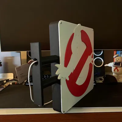 Biển hiệu Ghostbusters cho sự kiện Halloween