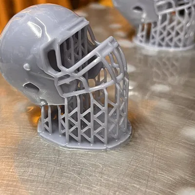 Mũ bảo hiểm bóng đá in bằng nhựa resin nhỏ