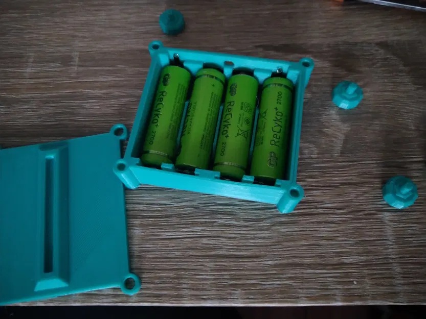 Giá đỡ pin 4AA làm nguồn điện - Image 2