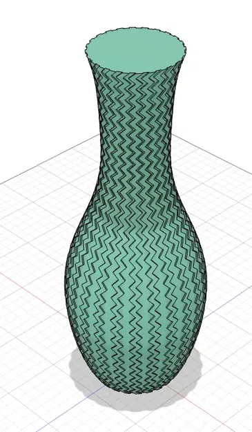 Bình hoa thiết kế chevron độc đáo - Image 3