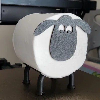 Giá đỡ cuộn giấy vệ sinh Shaun the Sheep phiên bản thu hẹp