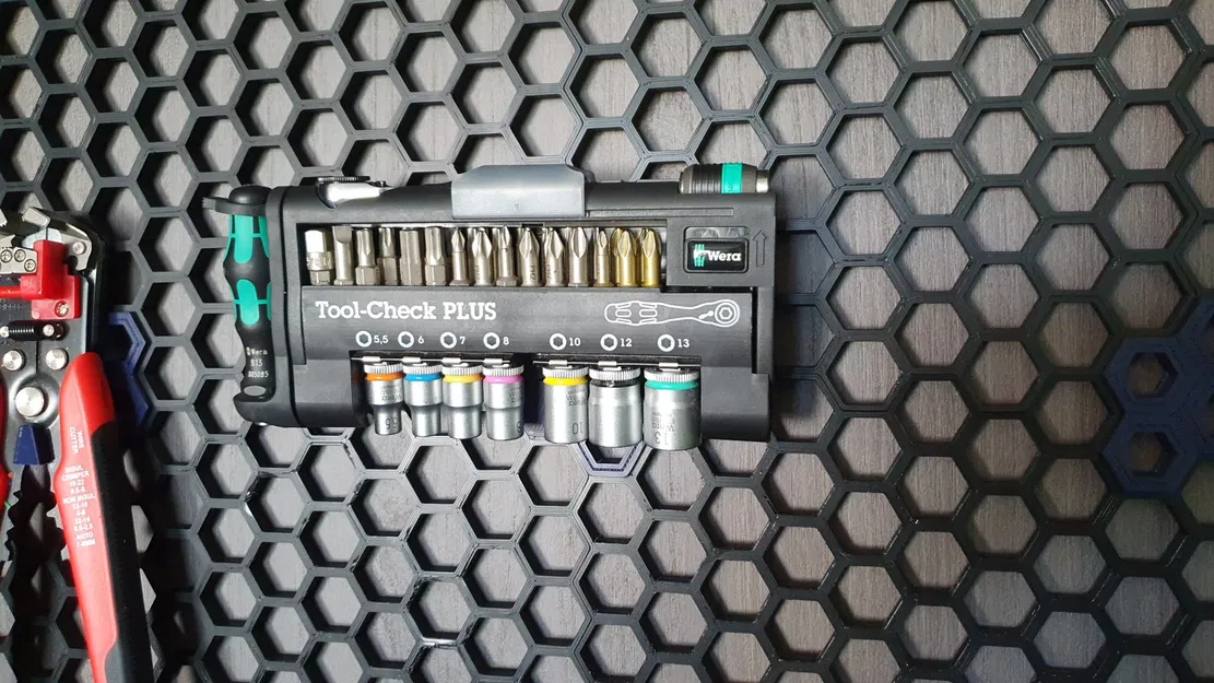 Giá đỡ công cụ Wera Toolcheck treo tường cho hệ thống SKADIS - Image 1