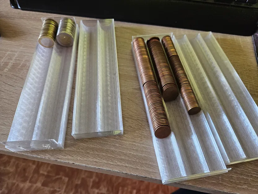 Giá đỡ tiền xu euro với hộp đựng tiện lợi - Image 1