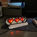 Đèn bàn pixel art hình trái tim nhấp nháy - Thumbnail 2