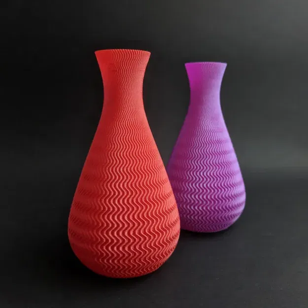 Bình hoa Ceres với đường cong sóng sin độc đáo - Image 1