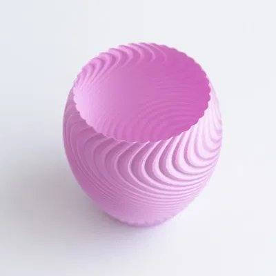 Bình hoa gợn sóng in 3D độc đáo từ OpenSCAD