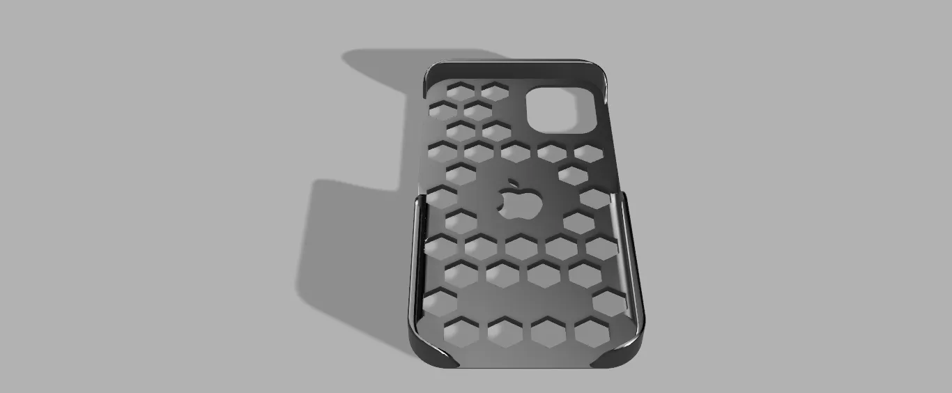 Vỏ iPhone 11 Pro với họa tiết tổ ong - Image 2