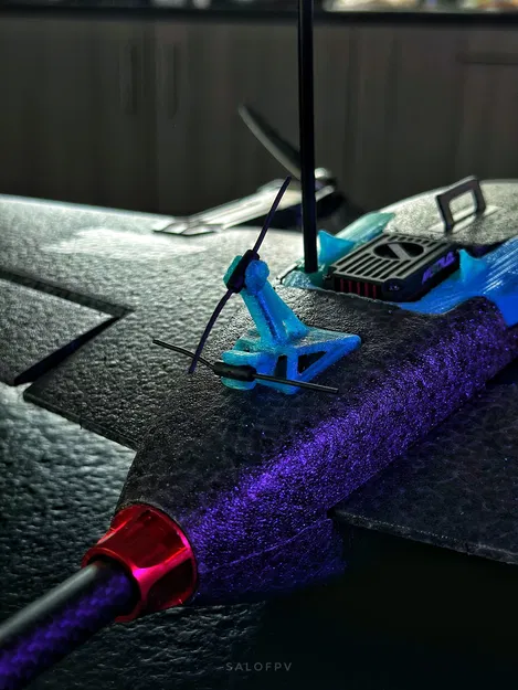 Giá đỡ ăng-ten đôi ELRS cho Hee Wing T1 Ranger - Image 2