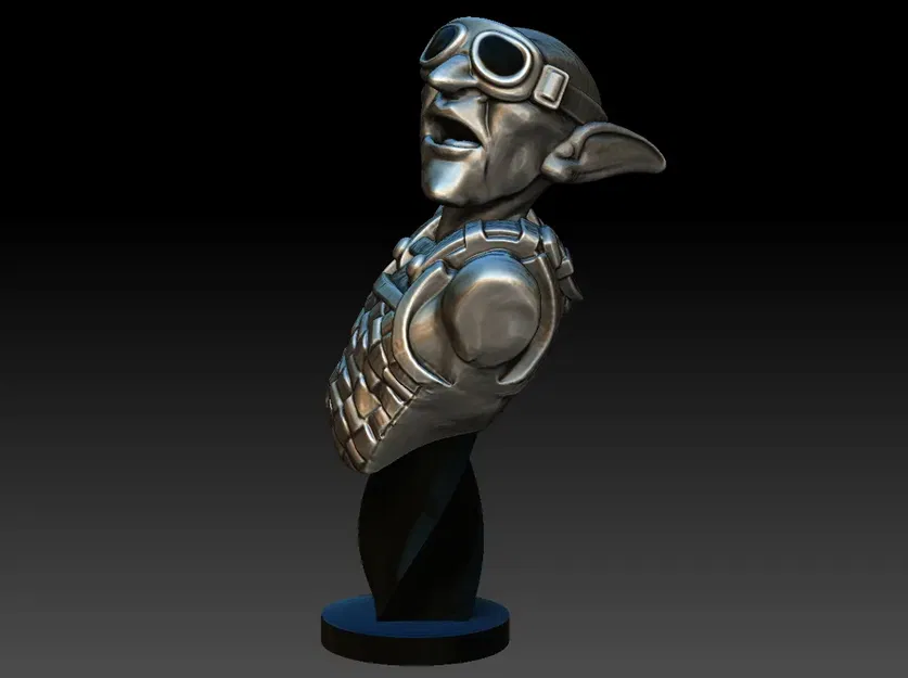 Bust phi công Greenskin cho trò chơi tabletop - Image 1