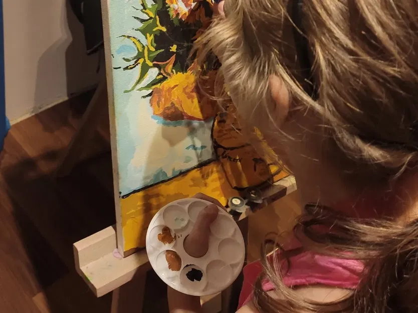 Bảng màu vẽ mini dành cho trẻ em - Image 1