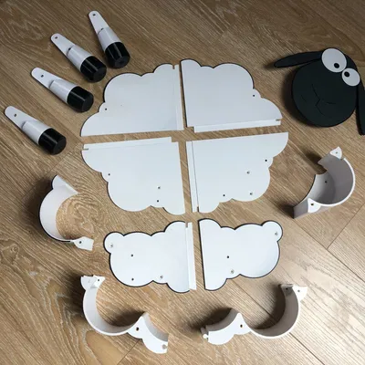 Giá đỡ giấy vệ sinh hình cừu đen