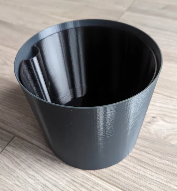 Chậu cây tròn đơn giản cho không gian sống - Image 2