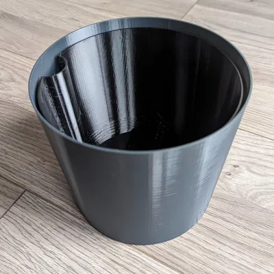 Chậu cây tròn đơn giản cho không gian sống