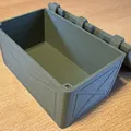 Hộp đơn giản với nắp tích hợp cho in 3D - Thumbnail 4