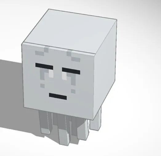Nhân vật ghast và sói trong Minecraft - Image 2