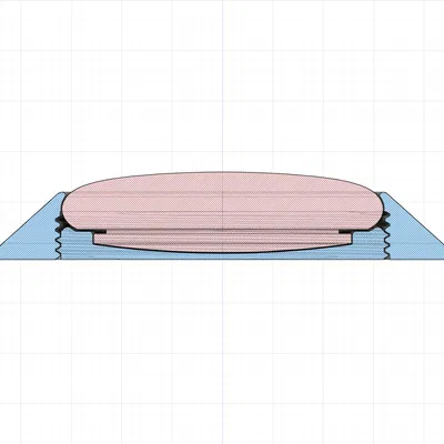 Giá đỡ AirTag gắn bằng keo và vít