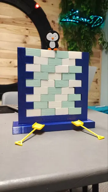 Bức tường với chú pingouin vui nhộn - Image 1