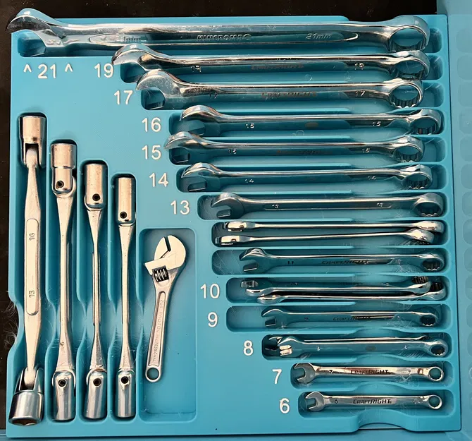 Khay đựng cờ lê cho cờ lê lớn và nhỏ - Image 1