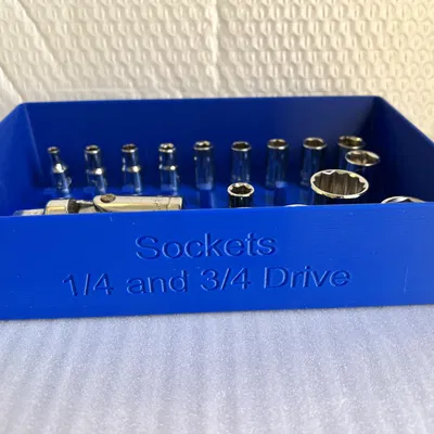 Khay đựng ổ cắm xếp chồng tiện lợi cho dụng cụ sửa chữa