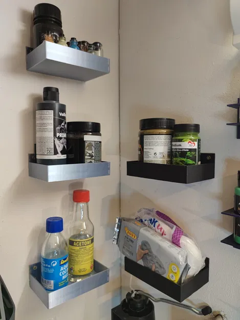 Giá treo tường cho phụ kiện sơn trang trí diorama - Image 2