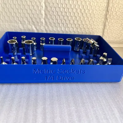 Khay đựng ổ cắm xếp chồng tiện lợi cho dụng cụ sửa chữa