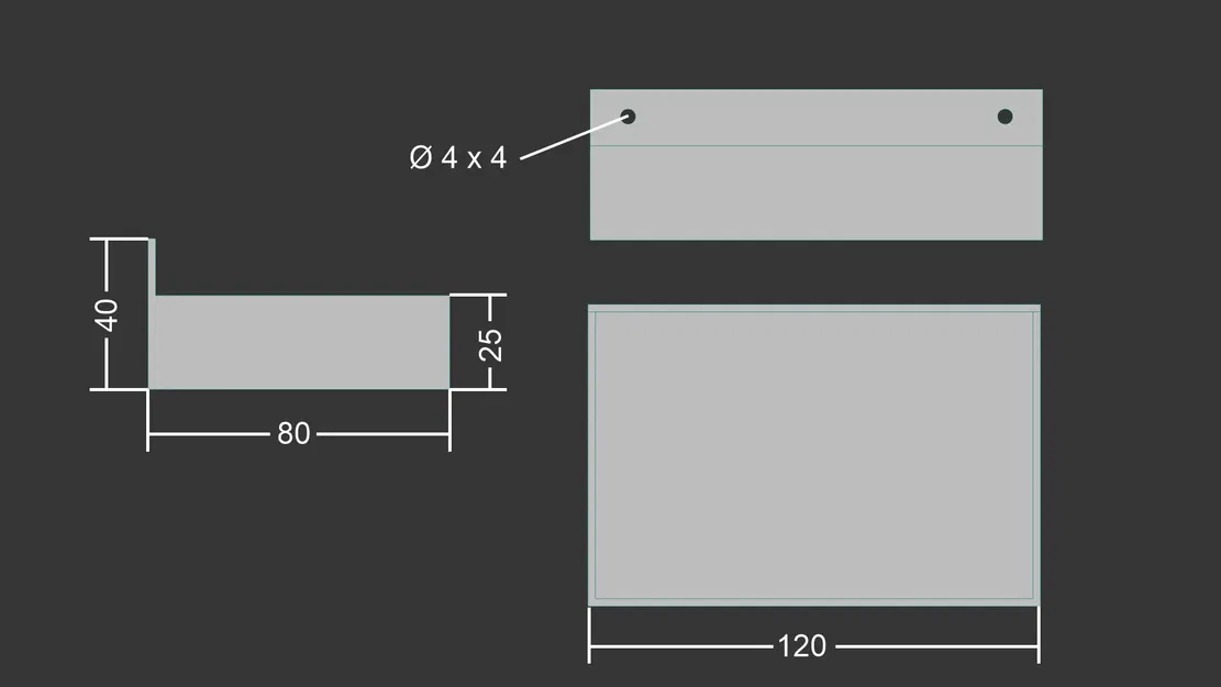 Giá treo tường cho phụ kiện sơn trang trí diorama - Image 5