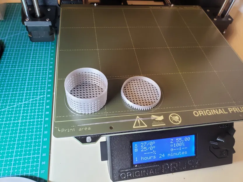 Hộp hút ẩm silicagel nhỏ với lỗ lưu trữ filament - Image 2