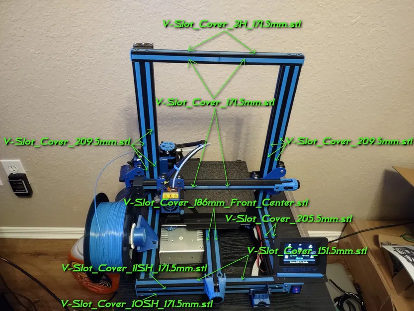 Bộ trang trí khung máy in 3D Tronxy XY-2 Pro - Image 1