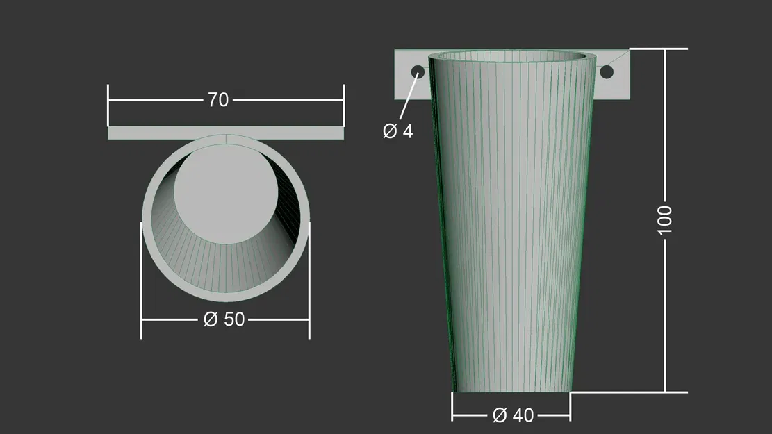 Giá đỡ tường cho cọ vẽ và dụng cụ sơn - Image 5