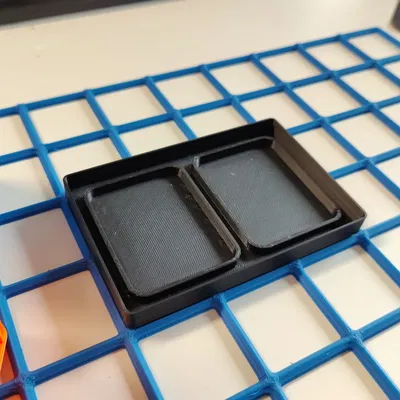 Giá đỡ pin cho thùng bia với đế gridfinity