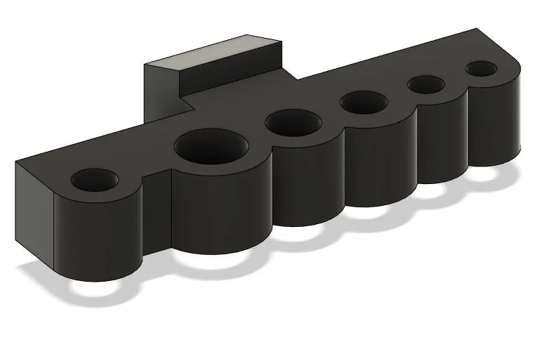 Giá đỡ chìa khóa lục giác đơn giản cho máy in Ender 3 - Image 2