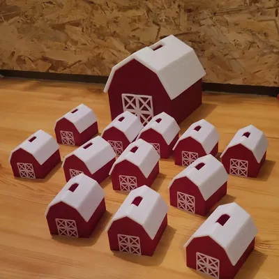 Két heo tiết kiệm hình chuồng gà cho dự án xây dựng