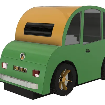 Giá đỡ cửa hình xe hơi va chạm sáng tạo