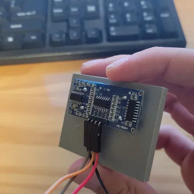 Giá đỡ cảm biến siêu âm HC-SR04 đứng