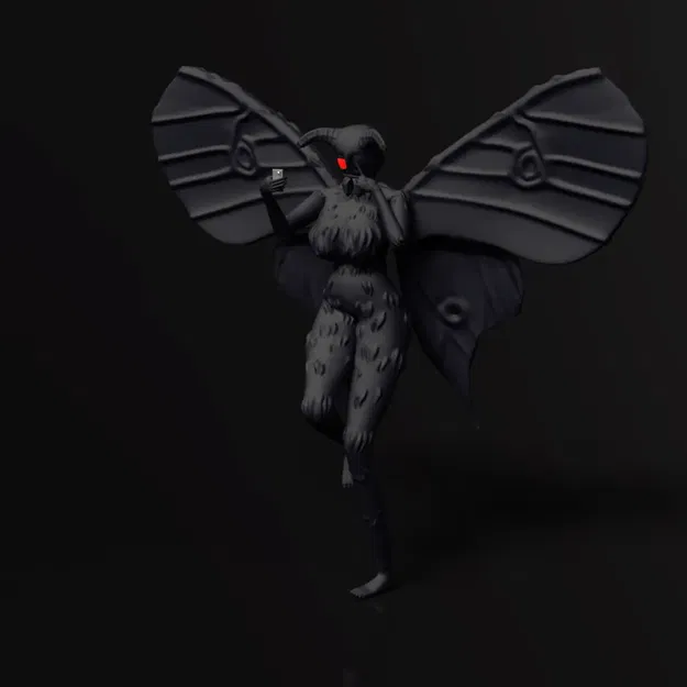 Mô hình nhân vật Mothwoman trong nghệ thuật điêu khắc - Image 2