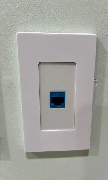 Bộ chèn keystone Decora cho kết nối ethernet CAT6 - Image 1