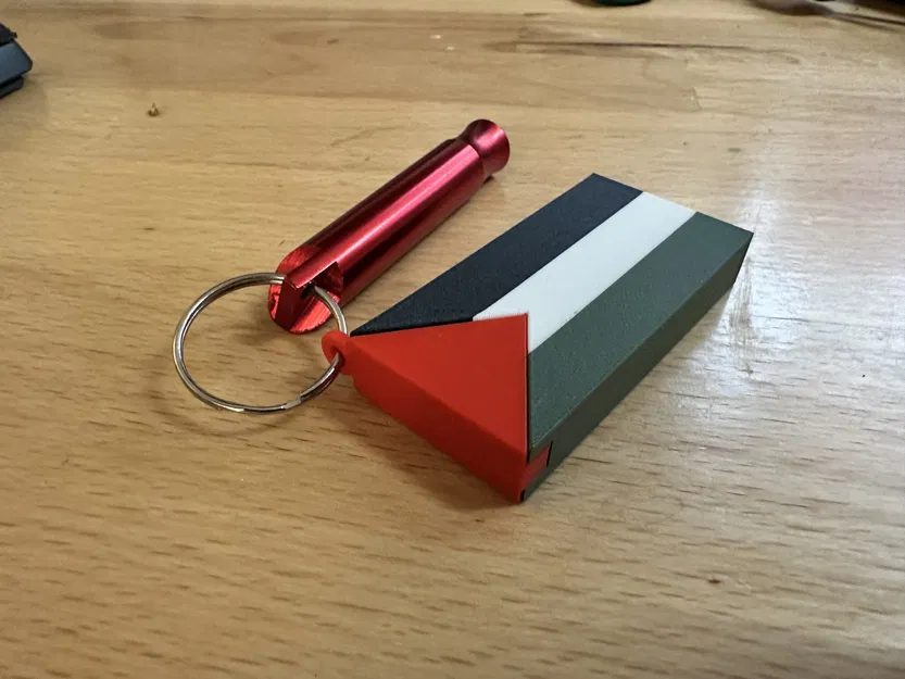 Móc khóa cờ Palestine in 3D cho máy in một đầu đùn - Image 1