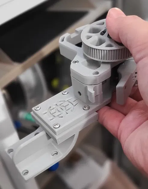 Bảng đế lắp đặt đầu đùn mobius 4 cho máy in CR 200B - Image 2