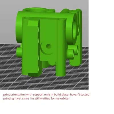 Giá đỡ khung xương cr 200b với gắn adxl345 và cr touch