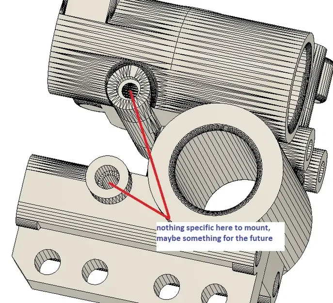 Giá đỡ khung xương cr 200b với gắn adxl345 và cr touch - Image 5