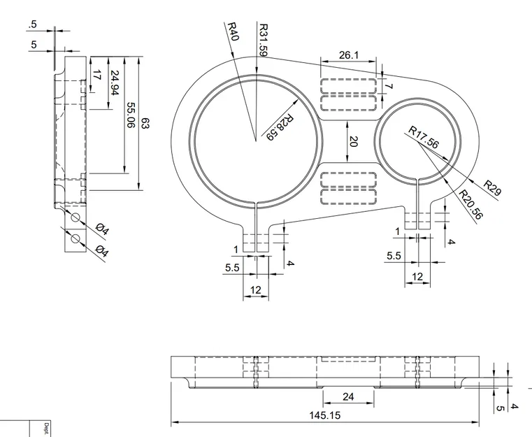 Giày hút bụi từ tính CNC cho trục 500W (đường kính 57mm) - Image 7