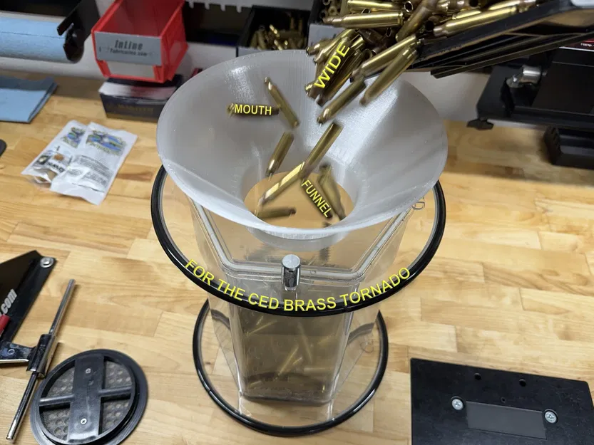 Phễu miệng rộng cho máy nghiền đồng CED Brass Tornado - Image 1