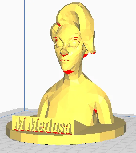 Tượng bán thân Madame Medusa với ánh mắt quỷ dữ - Image 1