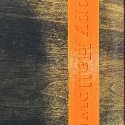 Biểu ngữ "Chúc Mừng Halloween" trang trí mùa thu