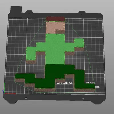 Nhân vật Pitfall Harry với màu sắc Z dễ dàng