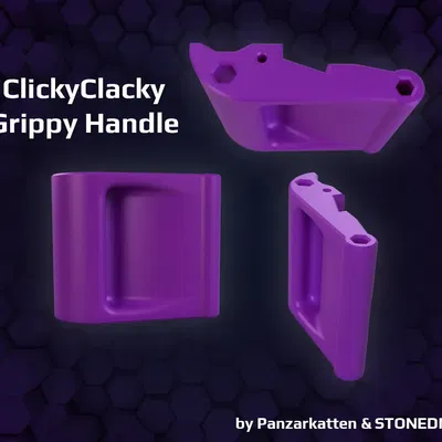 Tay cầm Clicky-Clacky cải tiến cho cửa tủ lạnh